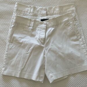 2 pair Ann Taylor Devin white shorts.